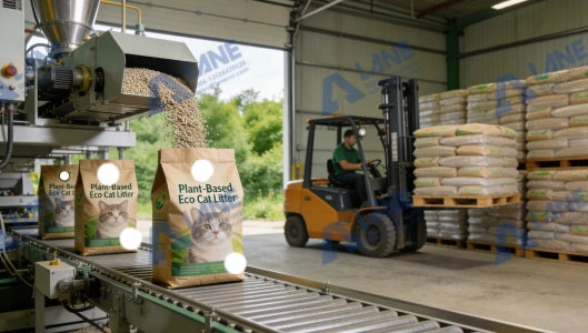 1-2 T/h Tofu Cat Litter Production Line in Belarus