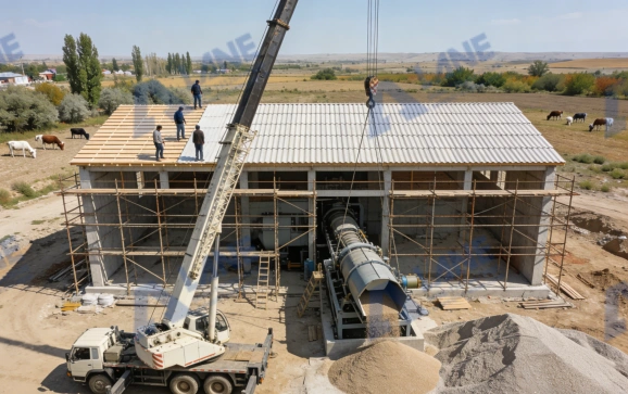 1 T/h Cat Litter Production Line Project in Uzbekistan with Bentonite & Wood Chips Raw Materials