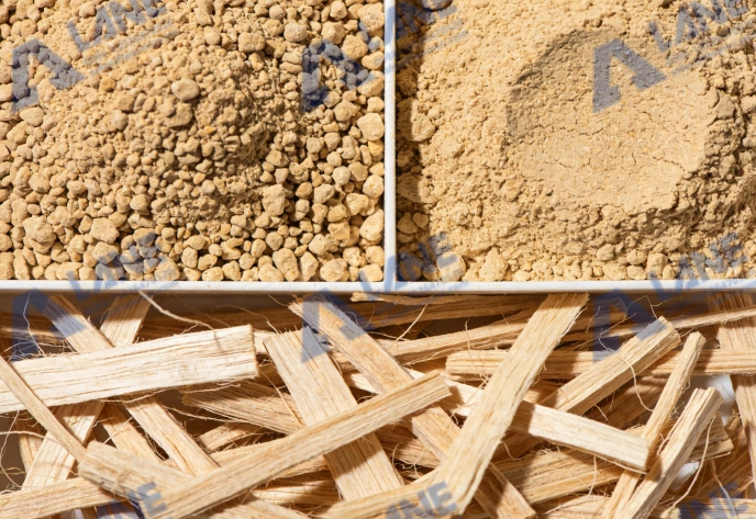 pellet production line for high moisture materials