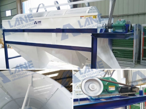 Rotary Screener for Removing Impurities in Cat Litter