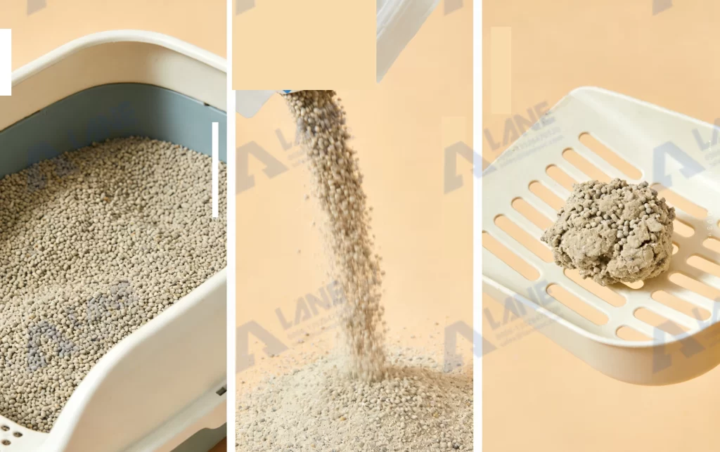 cat litter granulation process